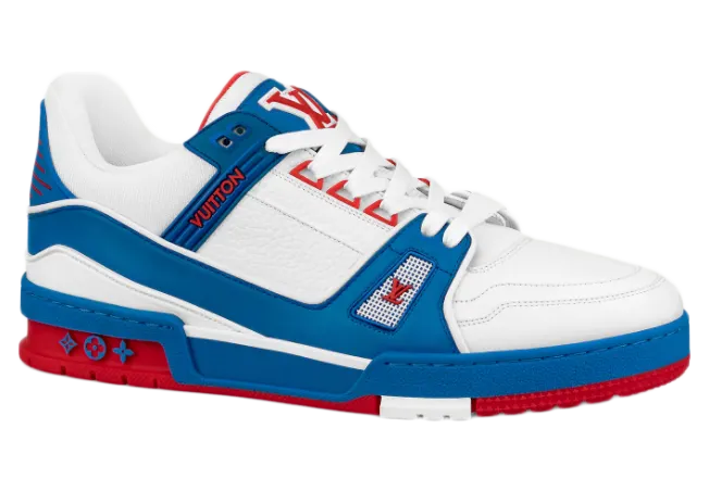 Louis Vuitton Trainer Red White Blue (1A8ZT0)