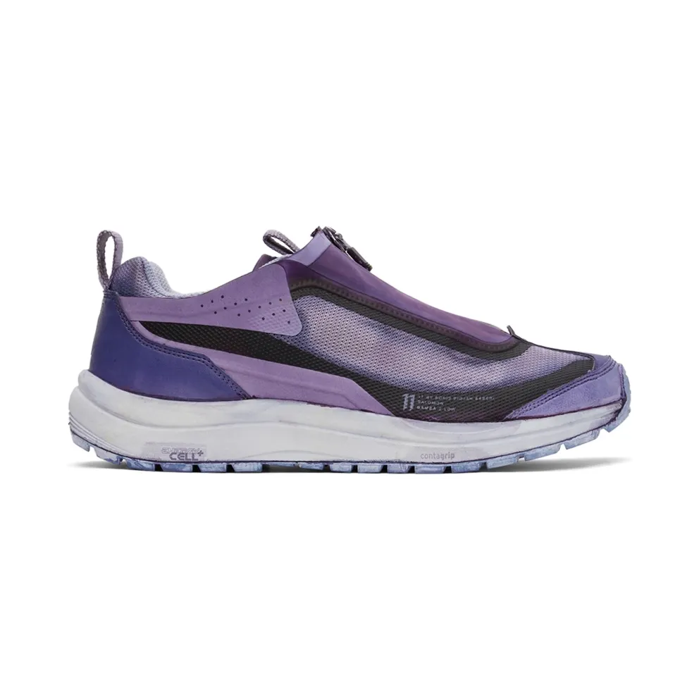 11 by Boris Bidjan Saberi Black & Purple Salomon Edition Bamba2 Low (190 11xS)