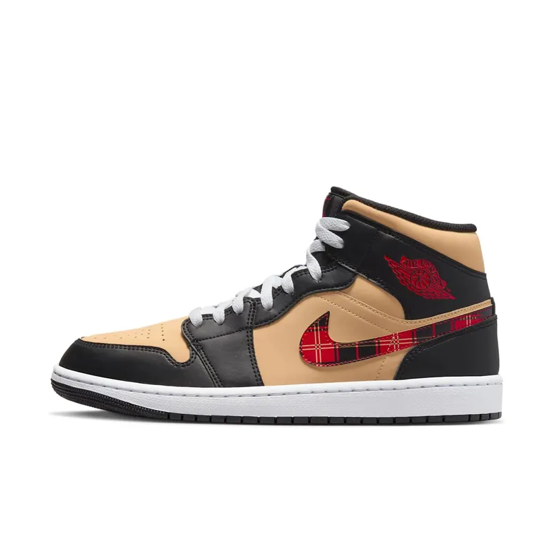 Air Jordan 1 Mid SE “Tartan Swoosh” (DZ5329-001)