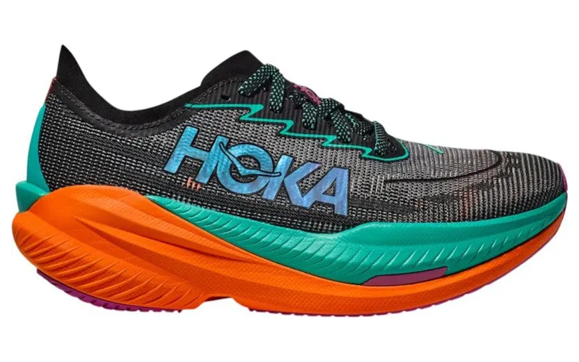 Hoka One Mach X 2 Black Electric Aqua (1155119-BCQ)