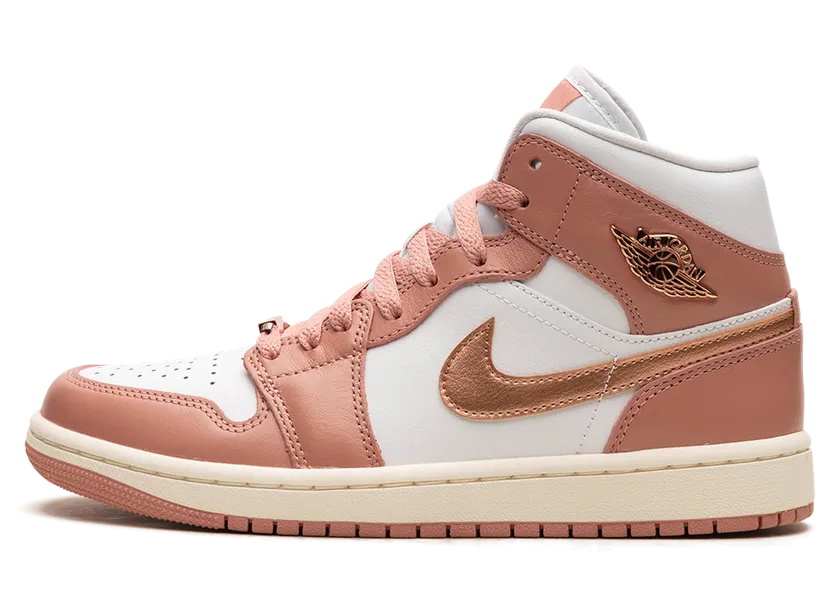 Nike Air Jordan 1 Mid SE Red Stardust (W) (FB9892-670)