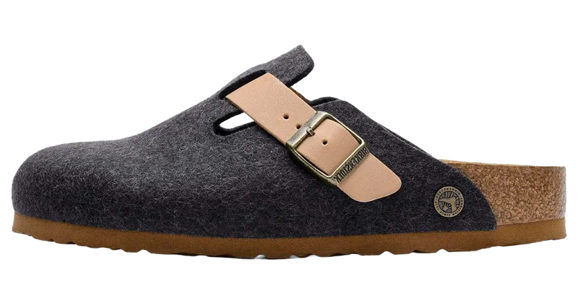 Birkenstock Boston Felt “Concepts Anthracite” (1031967-WIDE)
