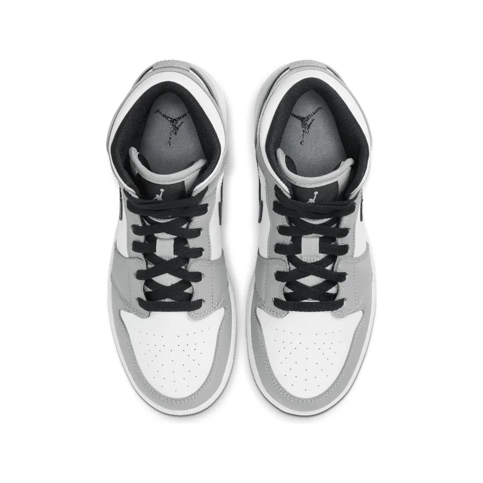 Air Jordan Nike AJ I 1 Mid ‘Light Smoke Grey’ (GS) (2020) (554725-092)