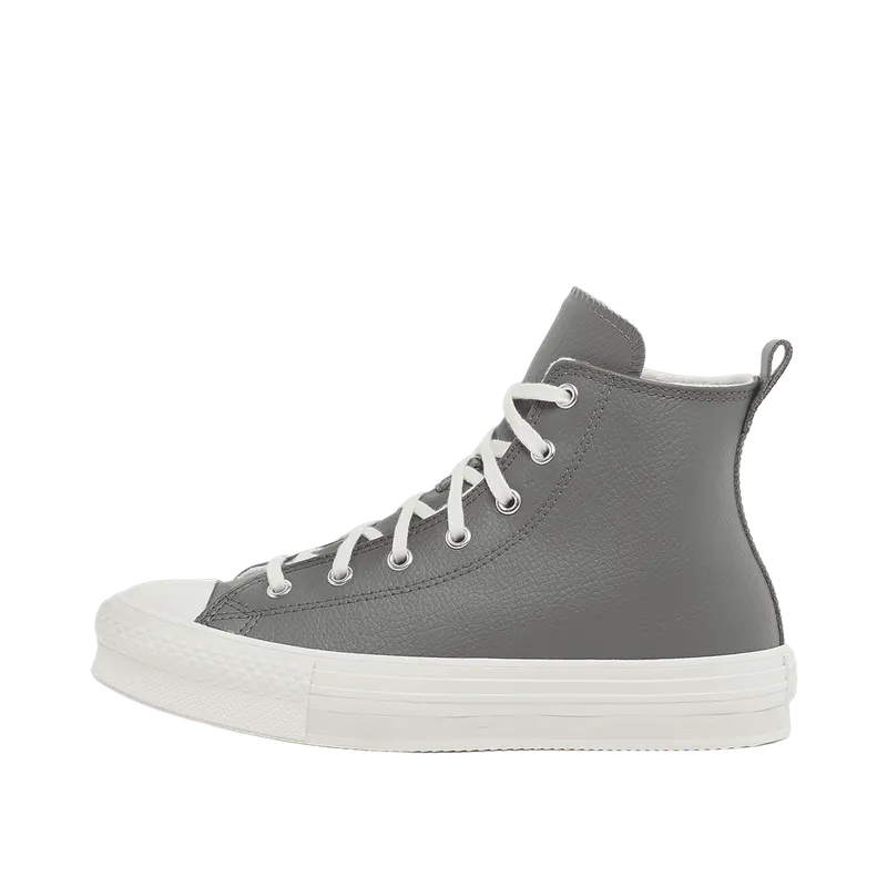 Converse Chuck Taylor All Star EVA Lift Platform Leather Sharkskin/Warm Quarry/Egret (A09259C)