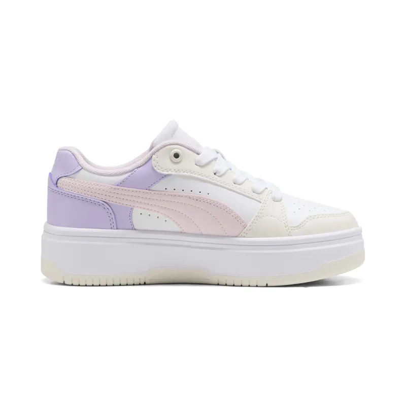 Puma Rebound Femme Low “Warm White / Powder Pink / Light Lavender” (402592_23)
