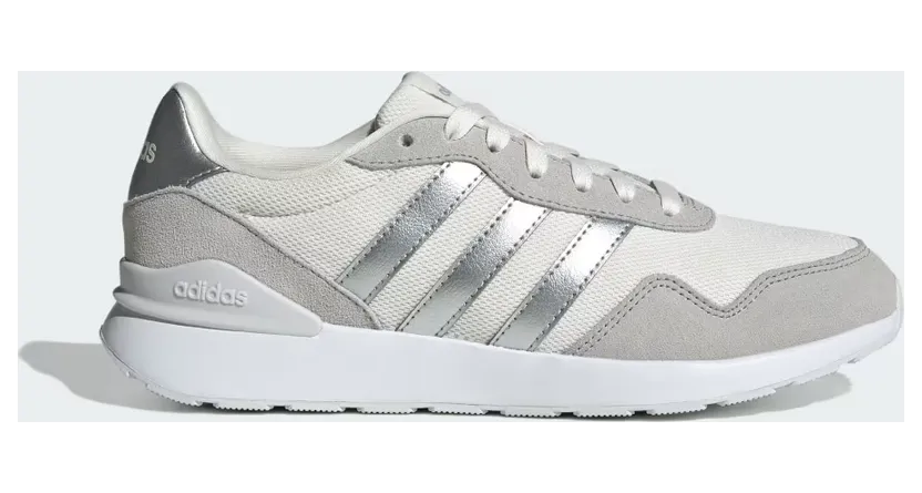 Adidas Run 60s 4.0 Chalk White / Silver Metallic / Grey Two (JR6628)