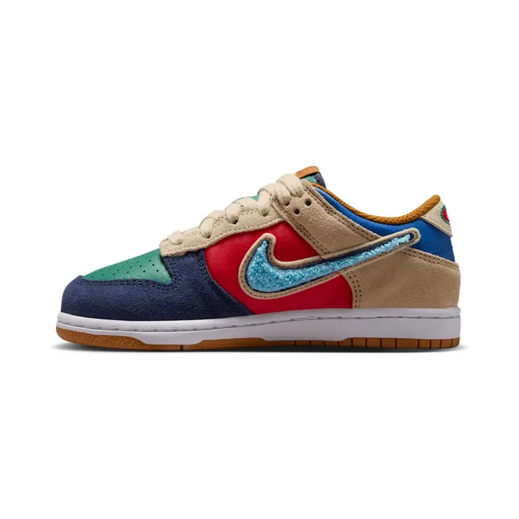 Nike Dunk Low PS “Midnight Navy / Green Noise / Linen / Speed Red” (IV6202-410)