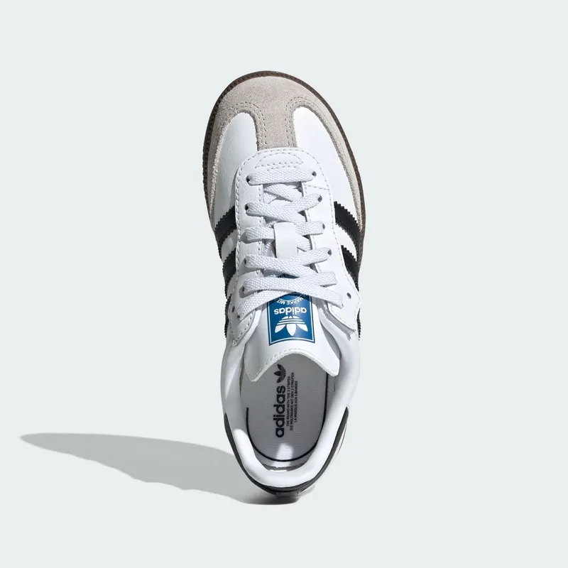 Adidas Samba OG Comfort Closure with Elastische Veters Kids Cloud White / Core Black / Gum (JQ6391)
