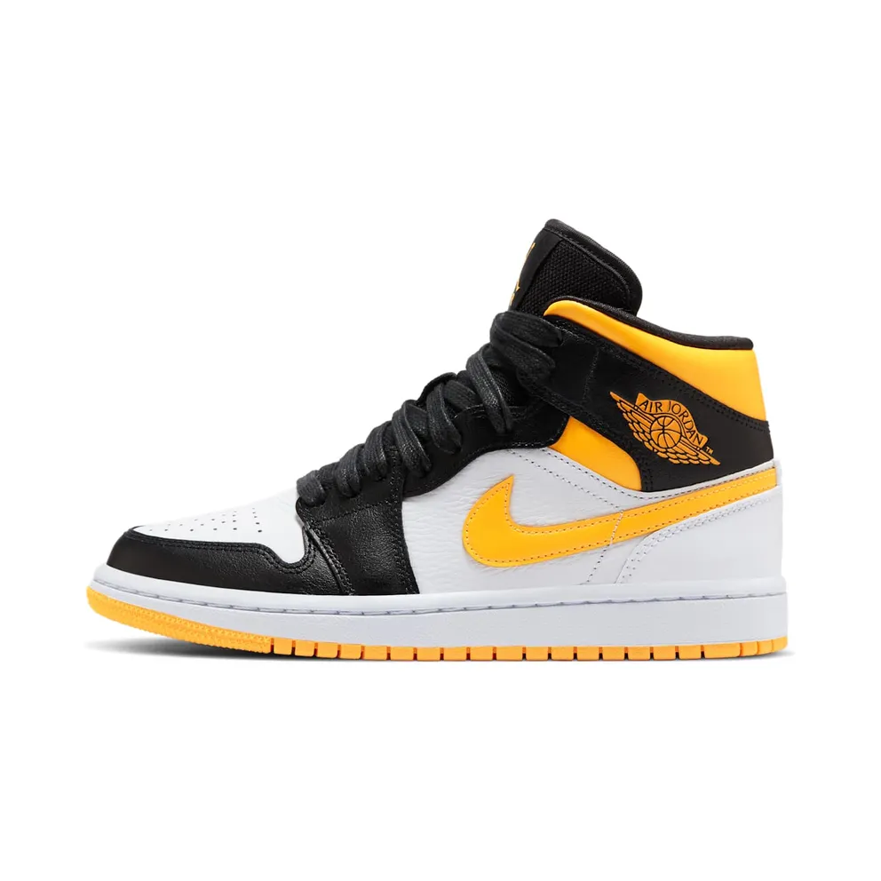 Air Jordan WMNS 1 Mid Laser Orange Black (2020) (CV5276-107)