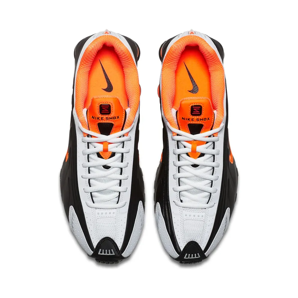 Nike Shox R4 Dutch Orange Black/White-Reflect Silver-Dutch Orange (104265-046)