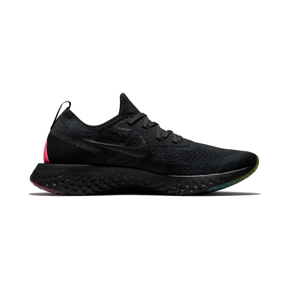 Nike Epic React Flyknit Betrue (2018) Black/Black-Pink Blast-Purple Pulse (AR3772-001)