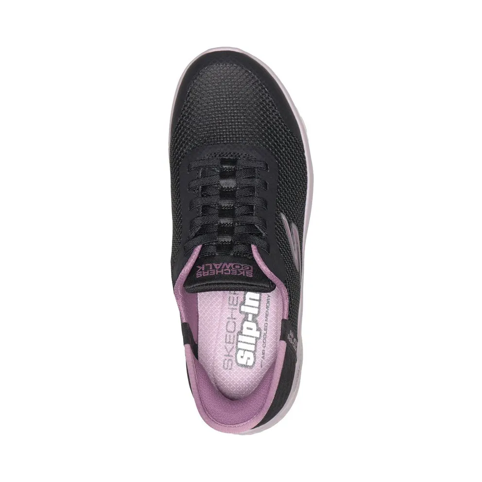 Skechers Slip-ins: GO WALK Flex – Grand Entry Sneaker Black/Mauve