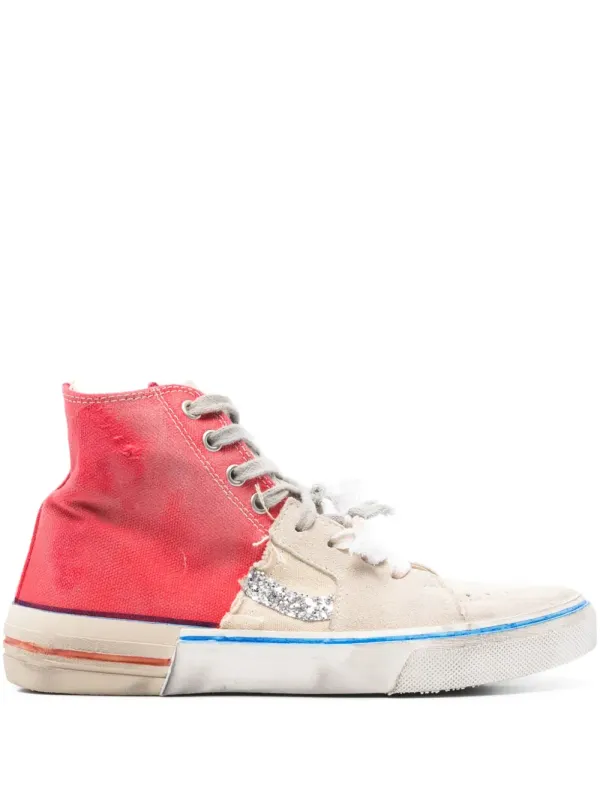 PAUL EASTERLIN High-Top- mit Glitter – Nude (CS004ORCALYSTAR)
