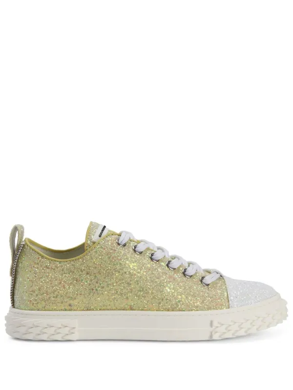 Giuseppe Zanotti Blabber with glitter – Yellow (RS30007004)