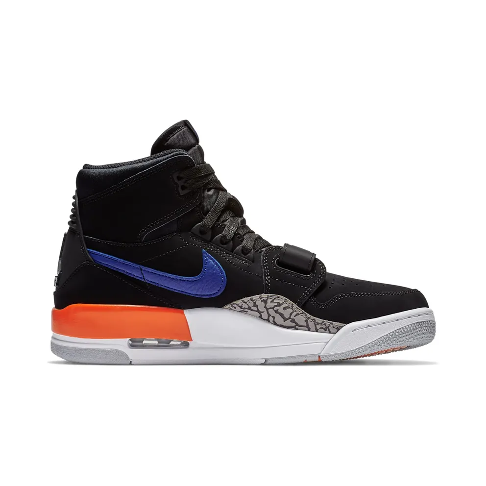 Jordan Legacy 312 Knicks Black/Rush Blue-Brilliant Orange (AV3922-048)