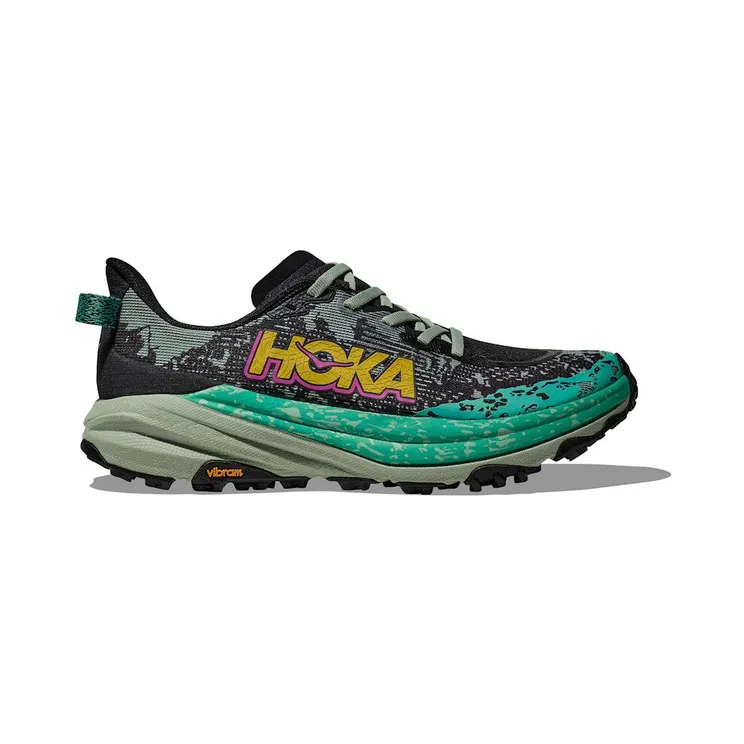 Hoka One Speedgoat 6 Black Aloe Vera (1147811-BLVR)