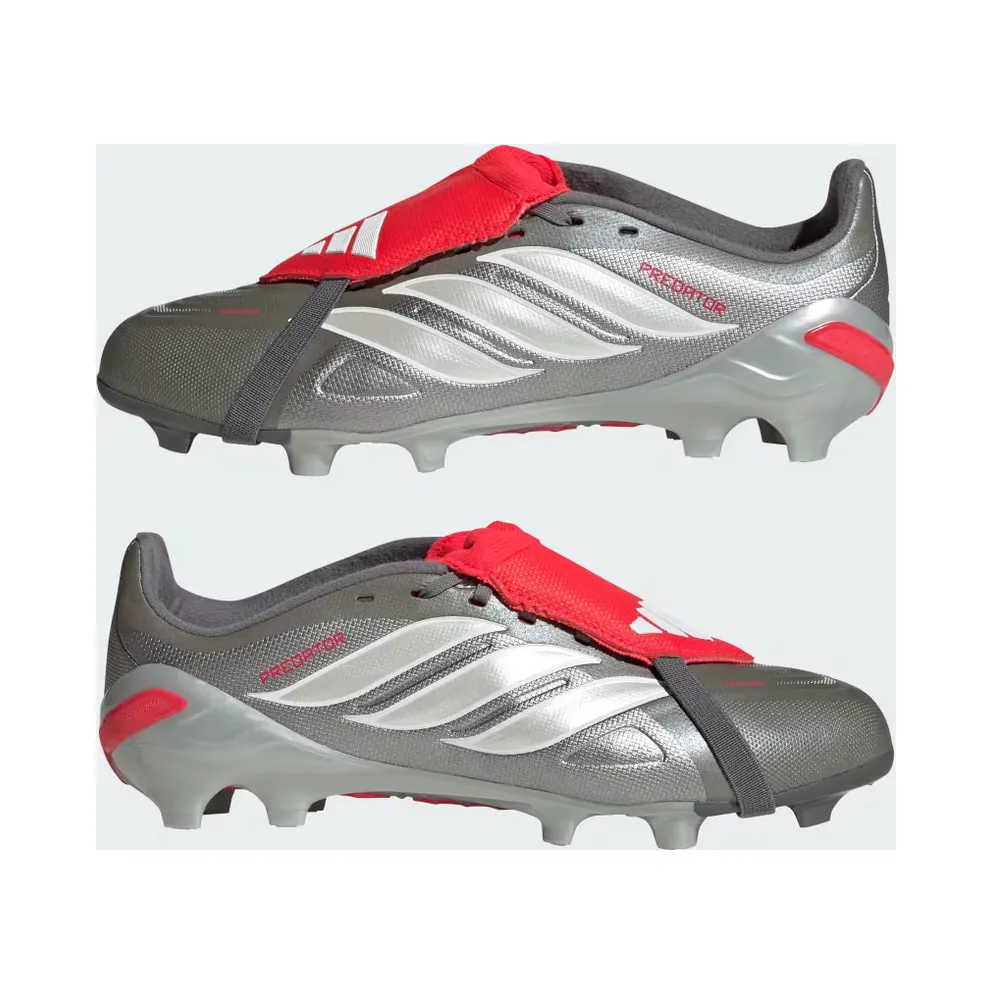 adidas Predator League Fold-Over Tongue FG Finishers Steel Pack (JR3312)