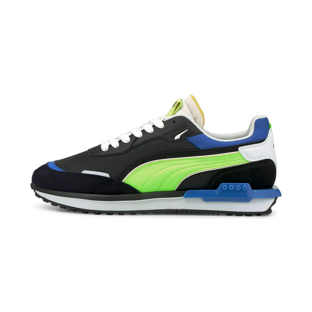 Puma City Rider Electric Black/Green (38204501)