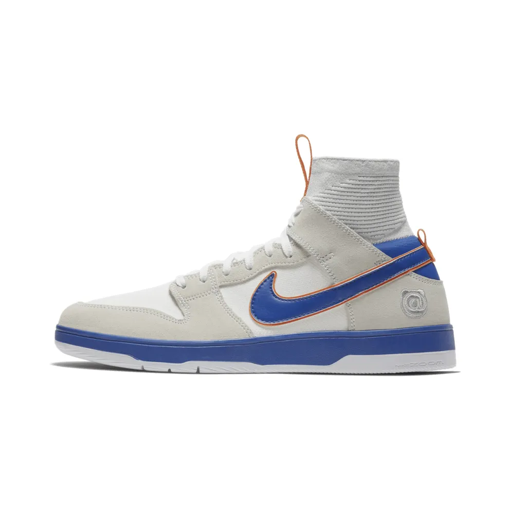 Nike SB Dunk High Elite Medicom (2018) White/College Blue-White-Gold Post (918287-147)