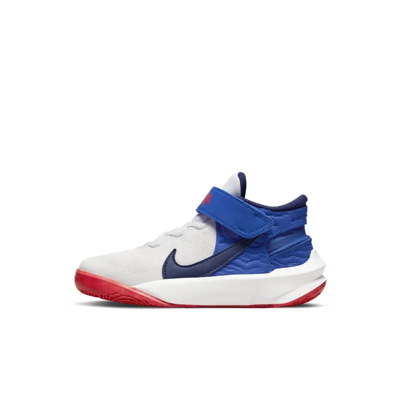 Nike Team Hustle D 10 FlyEase Younger Kids’ Easy On/Off White (DD7302-103)