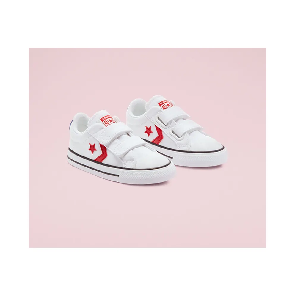 Converse Varsity Canvas Easy-On Star Player Low Top White/university Red/blue (770228C)