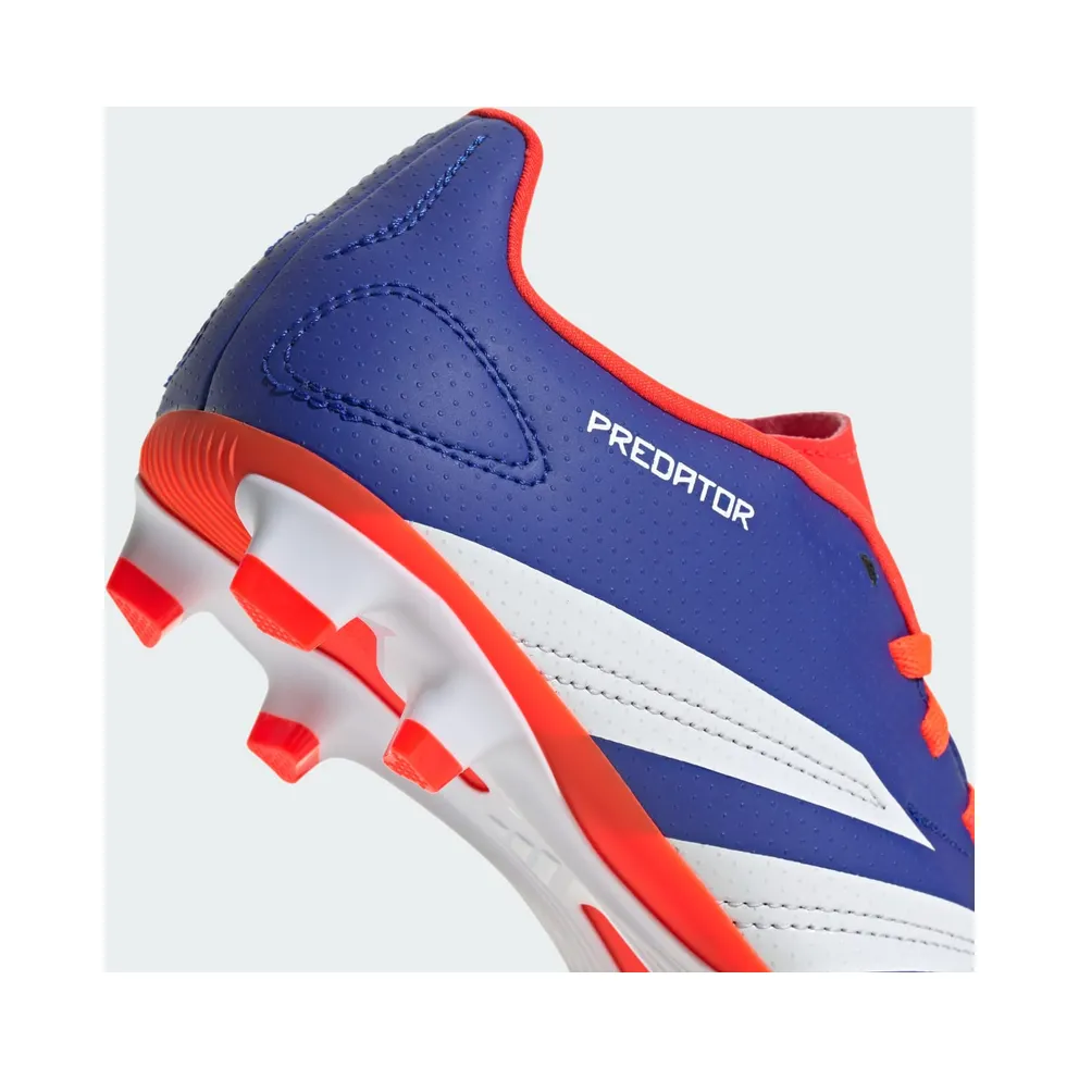 adidas Predator Club Flexible Ground Boots Kids “Lucid Blue / Cloud White / Solar Red” (IF6424)