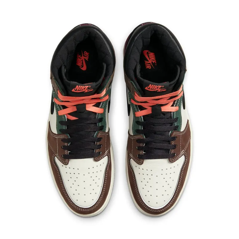 Air Jordan 1 High OG âHand Crafted – “Black / Arcaeo Brown / Dark Chocolate / White” (DH3097-001)