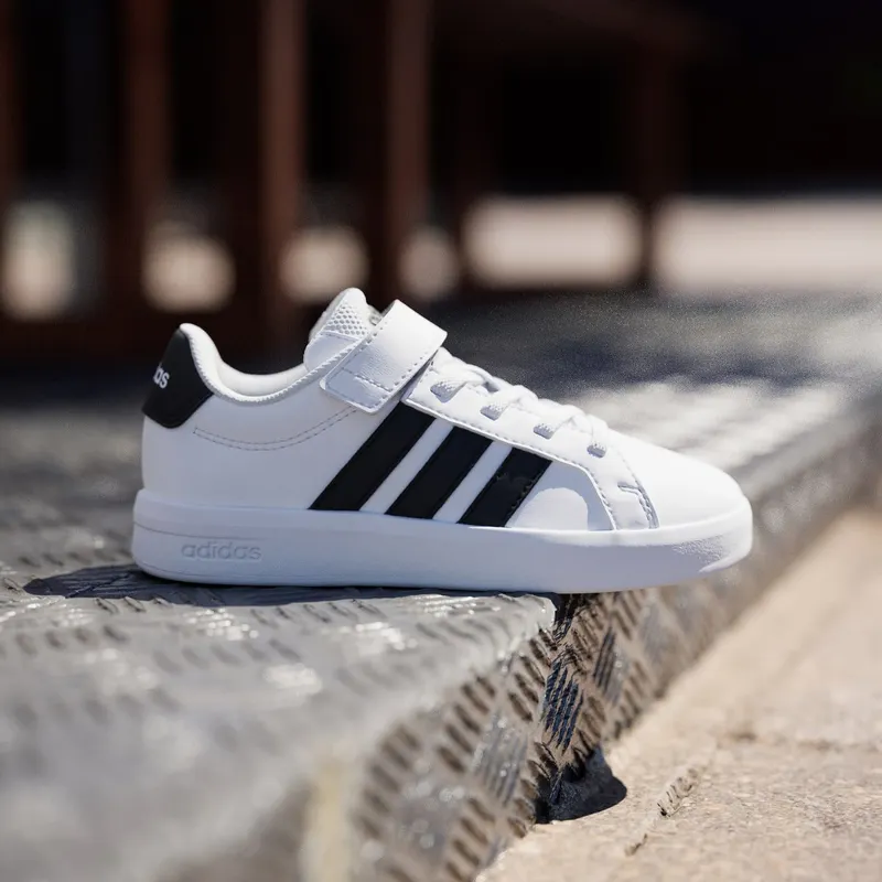 Adidas GRAND COURT 3.0 Shoes KIDS Cloud White / Core Black / Cloud White (HP3531)
