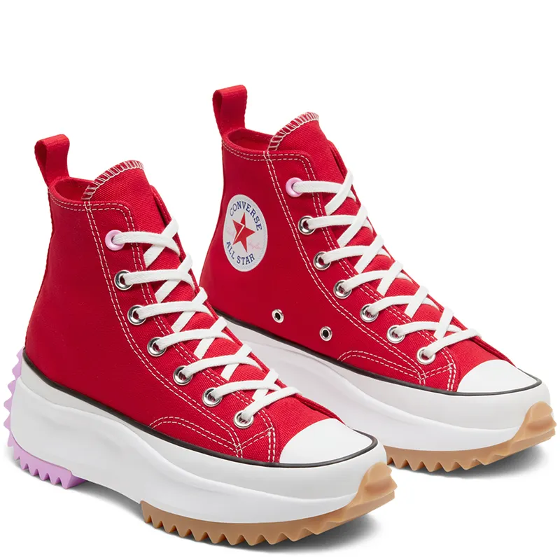 Converse Run Star Hike Hi University Red University Red/Peony Pink-White (167107C)