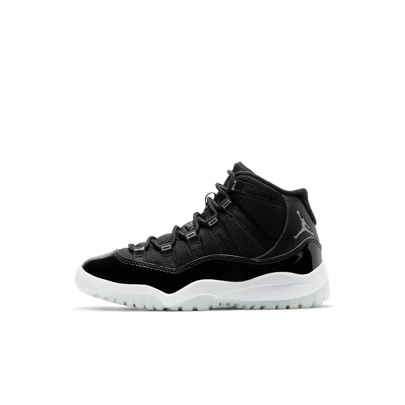 Air Jordan 11 Retro 3/4 Younger Kids’ Black (378039-011)