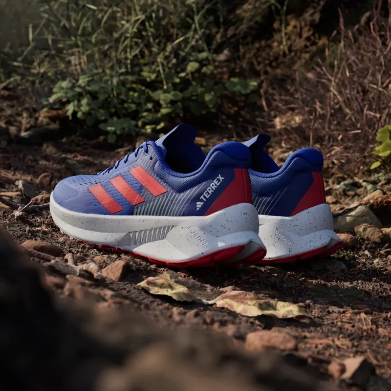 Adidas TERREX Soulstride Flow Trail Running Dash Grey / Pure Ruby / Semi Lucid Blue (JI1287)