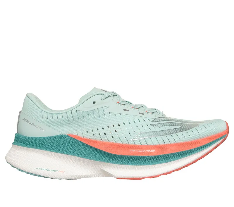 Skechers Aero Razor Sneaker Turkoois/Coral