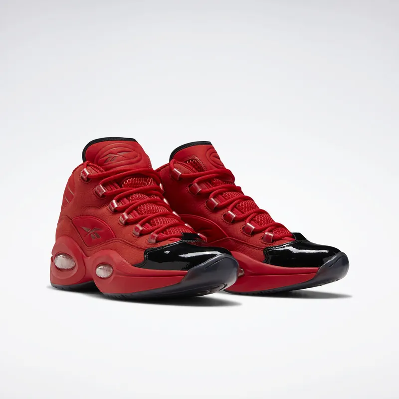 Reebok Question Mid Heart Over Hype Black/Scarlet-Gold Metallic (Other Brands Other)