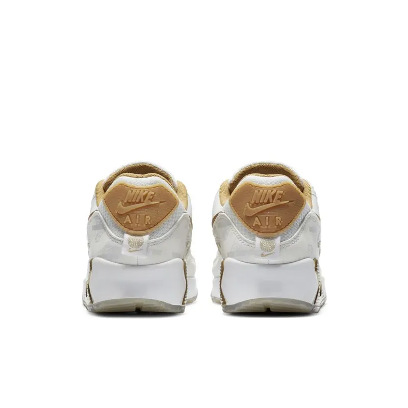Nike Air Max 90 Worldwide White Gold (W) White/Metallic Gold (DA1342-170)
