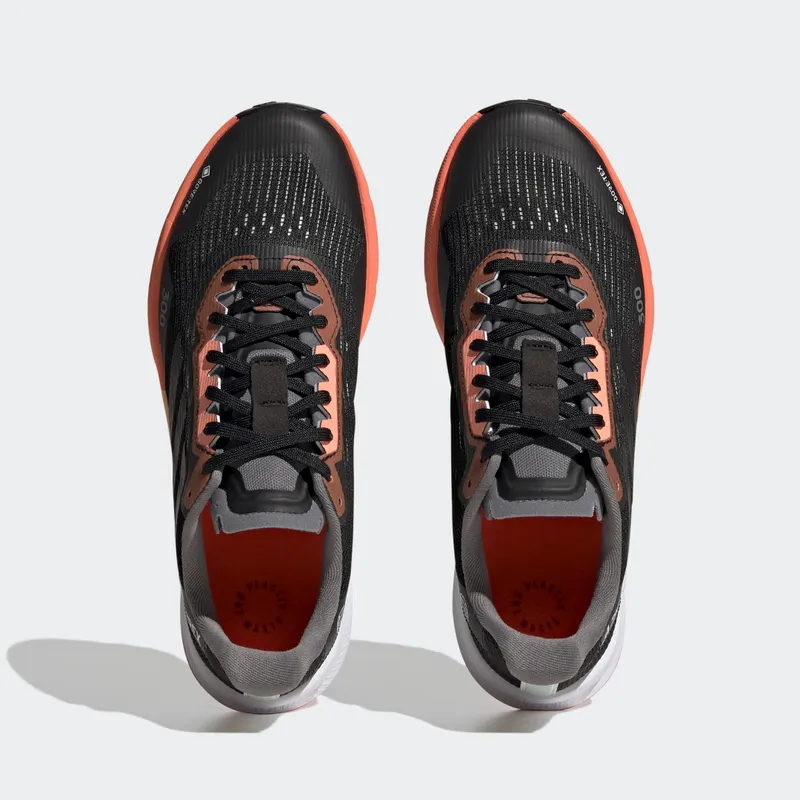 adidas Terrex Agravic Flow 2.0 GORE-TEX Trail Running Core Black / Core Black / Coral Fusion (HR1146)