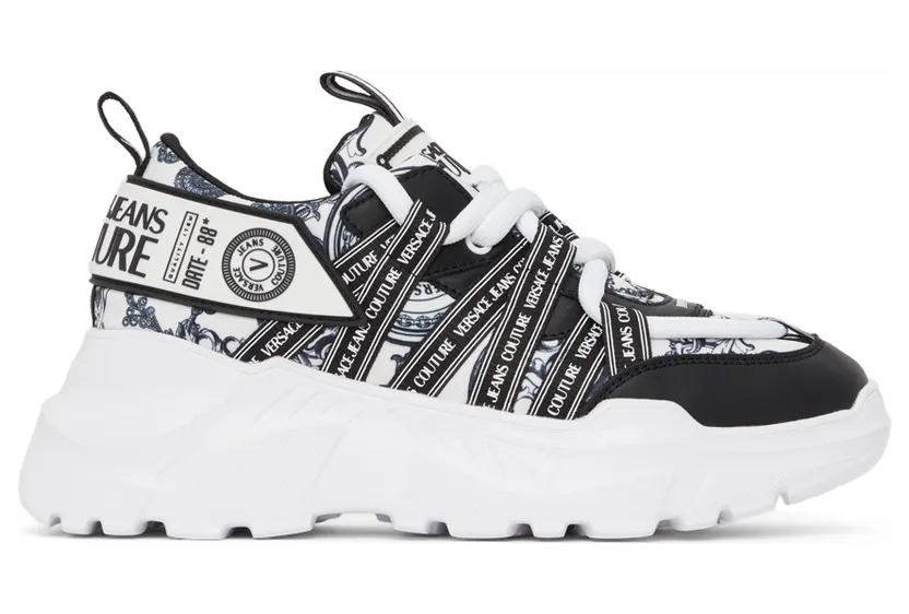 Versace Jeans Couture Chunky Logo “White/Black” (E71YA3SC5 EZS053)