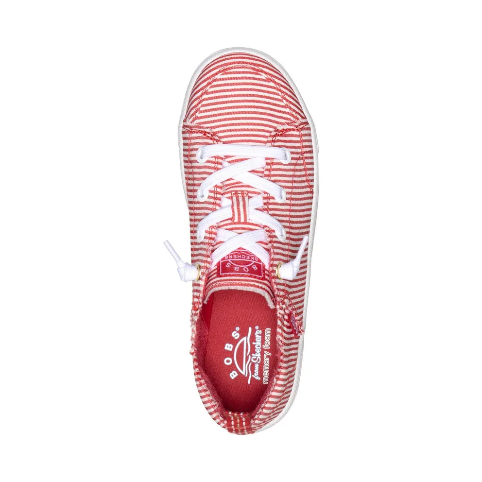 Skechers Bobs B Cute 2.0 “Sea Stripes Sneaker Red” (114208RDMT)