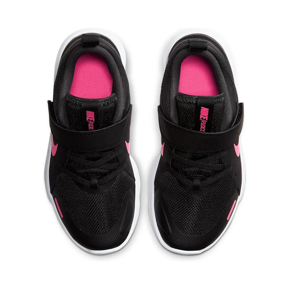 Nike Flex Contact 4 Black Pink Glow (PS) Black/White/Anthracite (CJ2072-002)