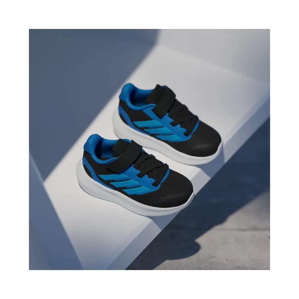 adidas Runfalcon 5 Shoes Kids “Core Black / Lucid Aquamarine / Lucid Ray Blue” (IH6865)