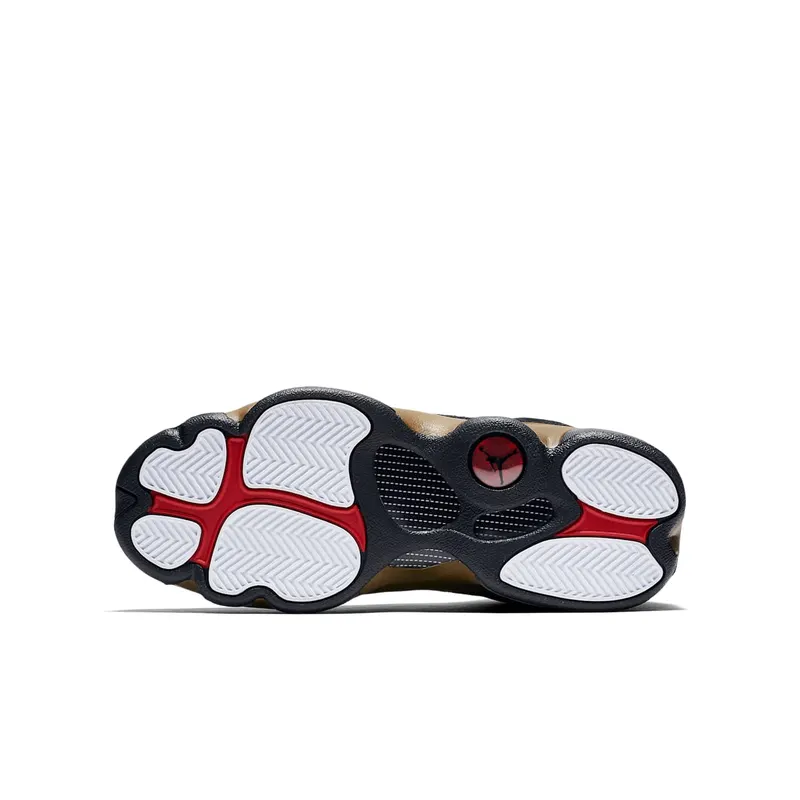Jordan 13 Retro Olive (GS) Black/True Red-Light Olive (884129-006)