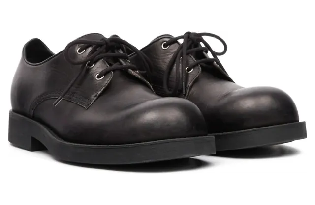 Mm6 Maison Margiela Leather Biker Lace-up “Black” (P7431 SH1WQ0007 T8013) (4)