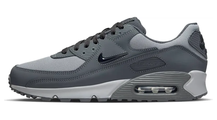 Nike Air Max 90 Jewel Greyscale “Iron Grey / Wolf Grey / Black” (DX2656-002)