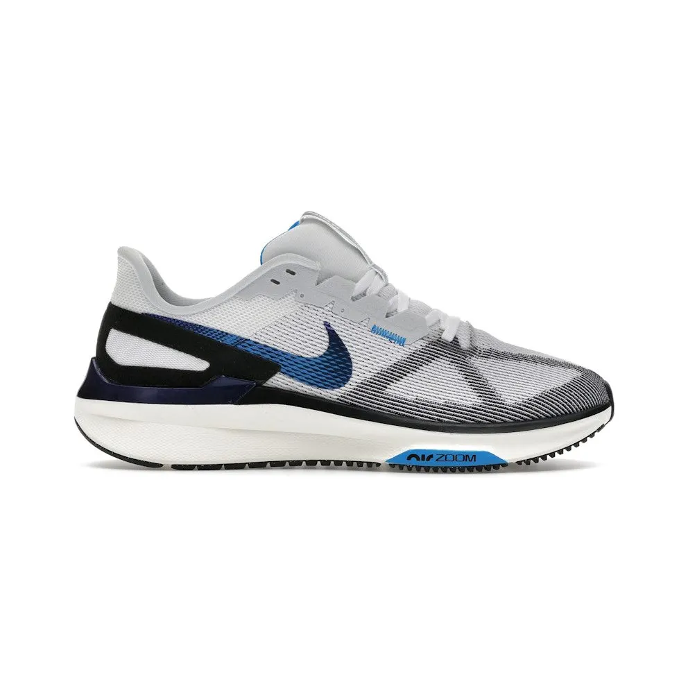 Nike Air Zoom Structure 25 White Black Sail Photo Blue (HV5222-100)