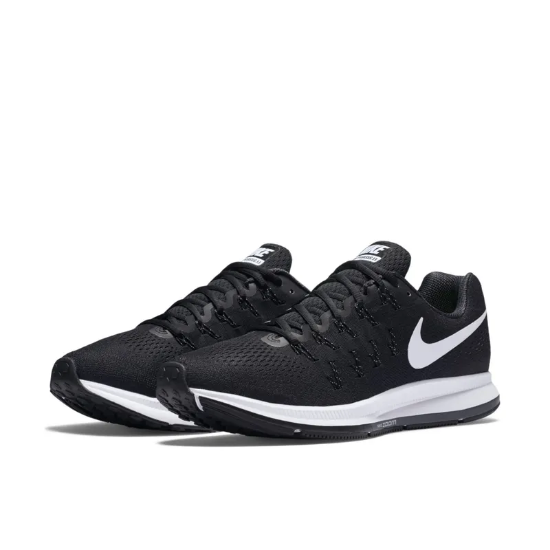 Nike  Air Zoom Pegasus 33 Black White Black/White-Anthracite-Cool Grey (831352-001)