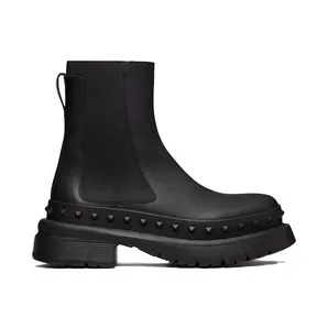 Valentino M-Way Rockstud Beatle Boots Black (3Y2S0H33GZZ_0NO)