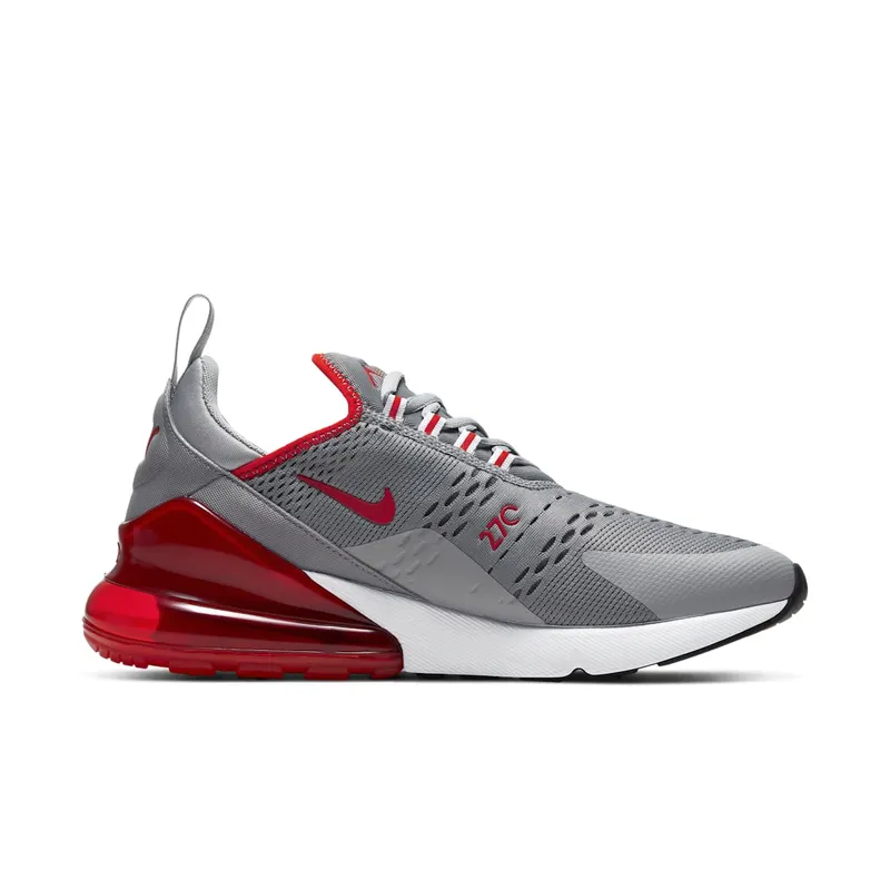 Nike Air Max 270 Particle Grey University Red Particle Grey/University Red-White (CW7048-001)