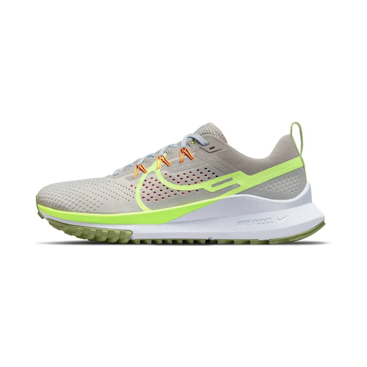 Nike React Pegasus Trail 4 “Light Iron Ore / Cobblestone / Football Grey / Volt” (DJ6158-002)
