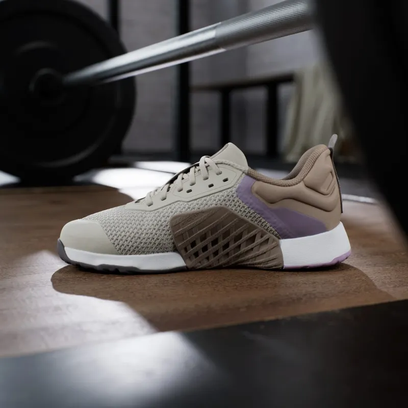 Adidas Dropset 3 Training Beige / Grey Strata / Powder Plum (JR1675)