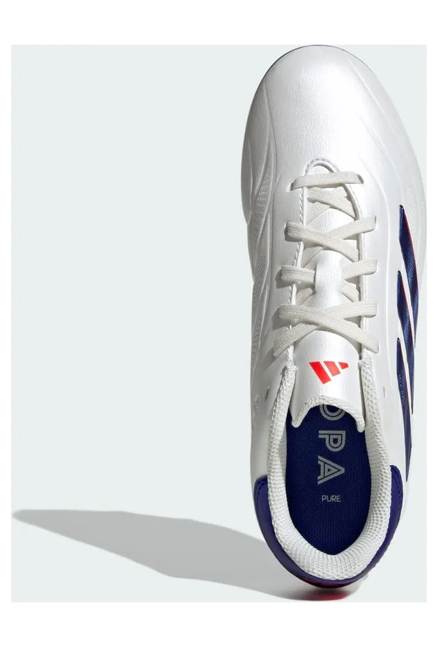 adidas Copa Pure 2 League FG Cloud White Lucid Blue Solar Red (IG6411)
