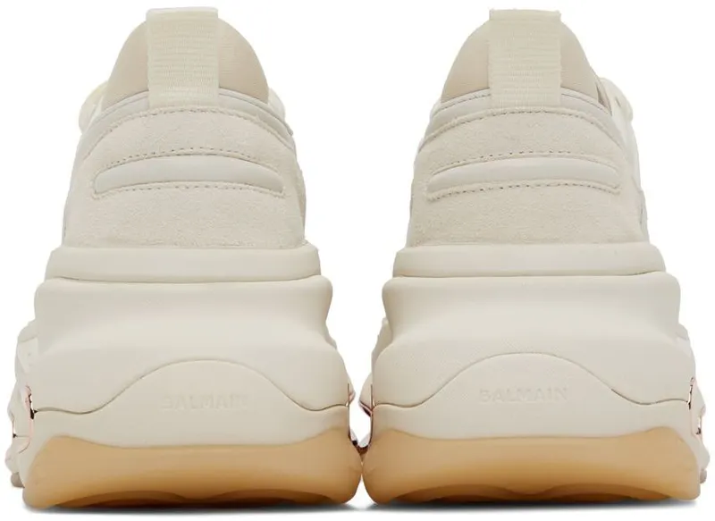 Balmain White B-Bold Low-Top (YN1VI541LSSY)